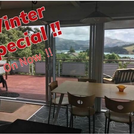 Akaroa Sunshine Views And Spa Pool !!! Buitenkant foto