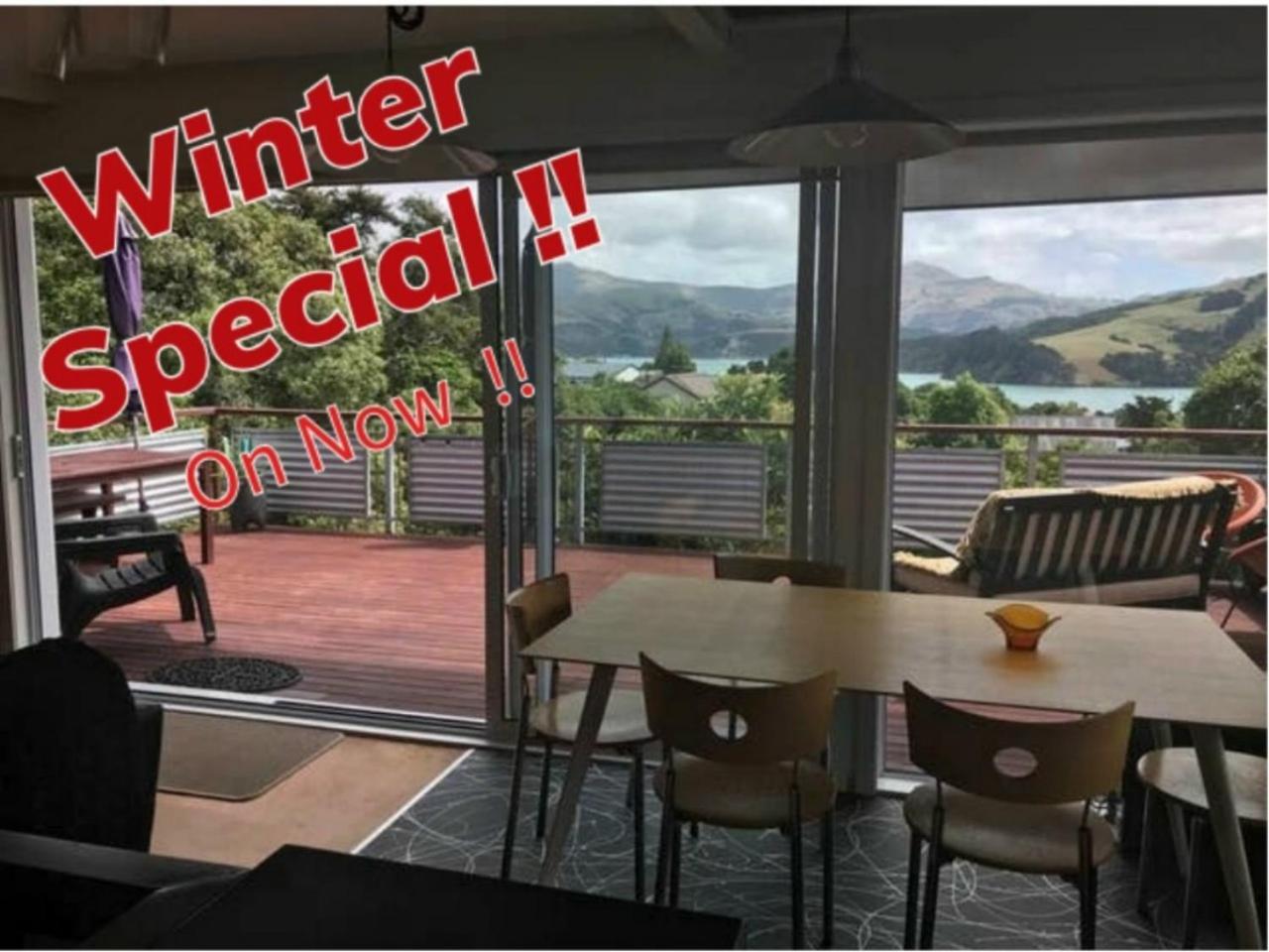 Akaroa Sunshine Views And Spa Pool !!! Buitenkant foto